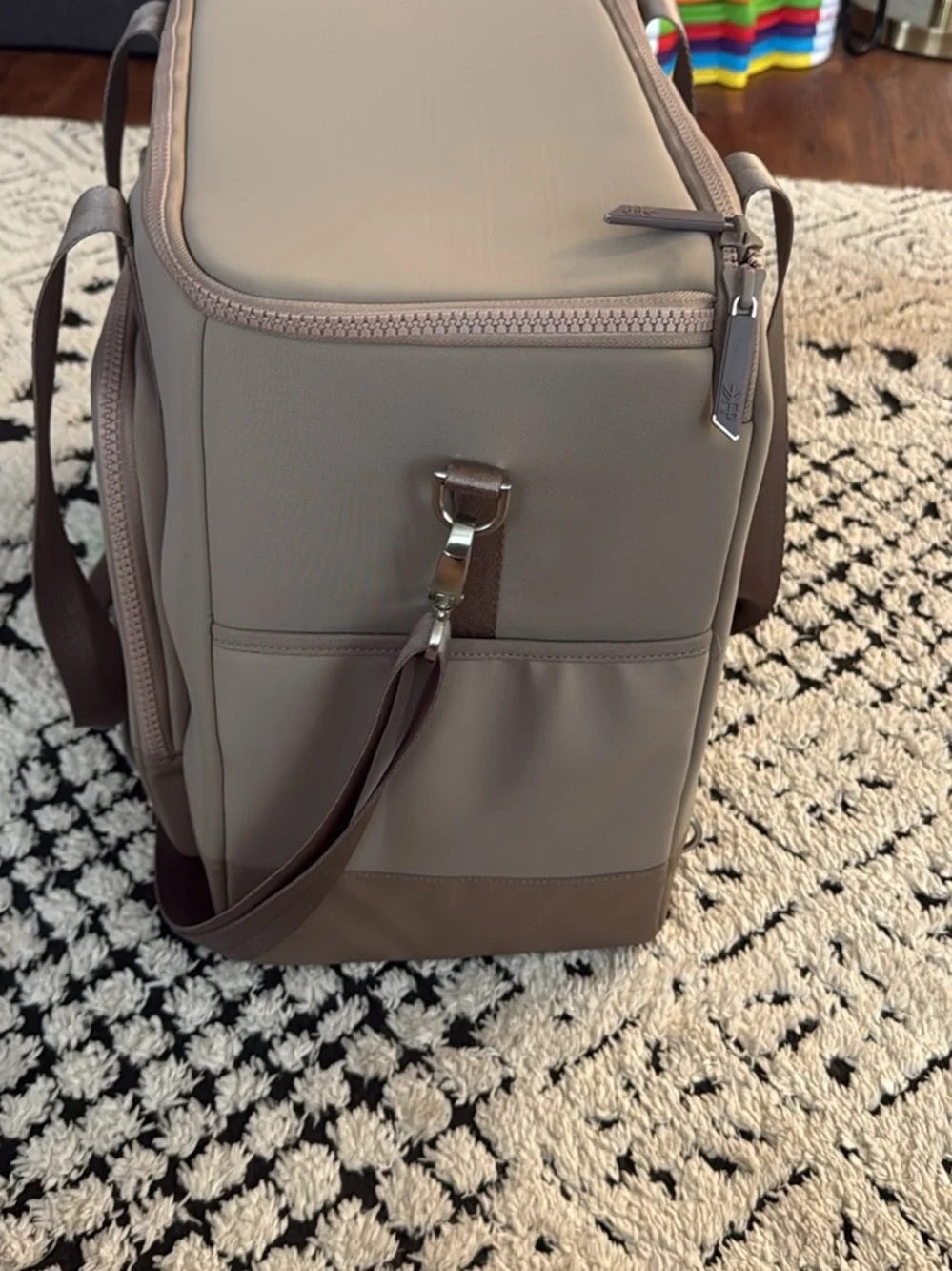 Freshly Picked Taupe Kids Weekender Bag